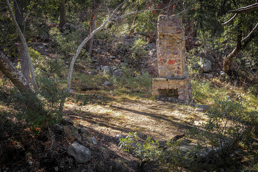 The Fireplace in the Woods of Madera Canyon  Photograph by Mary Lee Dereske