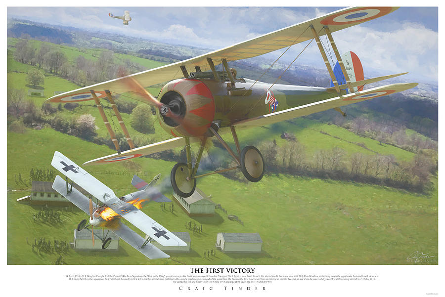 Warbirds Digital Art - The First Victory by Craig Tinder