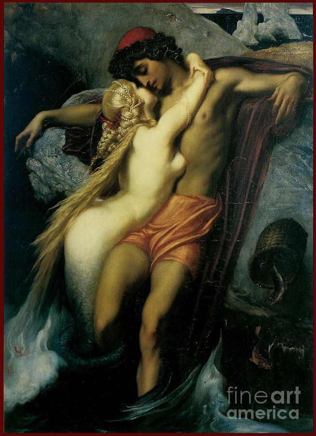 The Fisherman And The Syren 1856 Painting