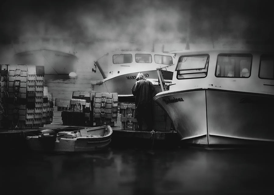 Boat Photograph - The Fisherman by Bob Orsillo