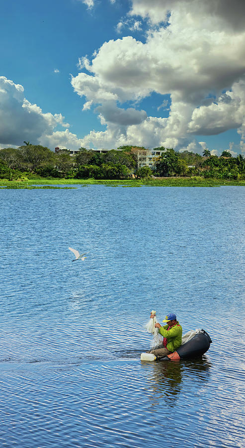 The Fisherman of the Lago de lo Suenos Photograph by Micah Offman