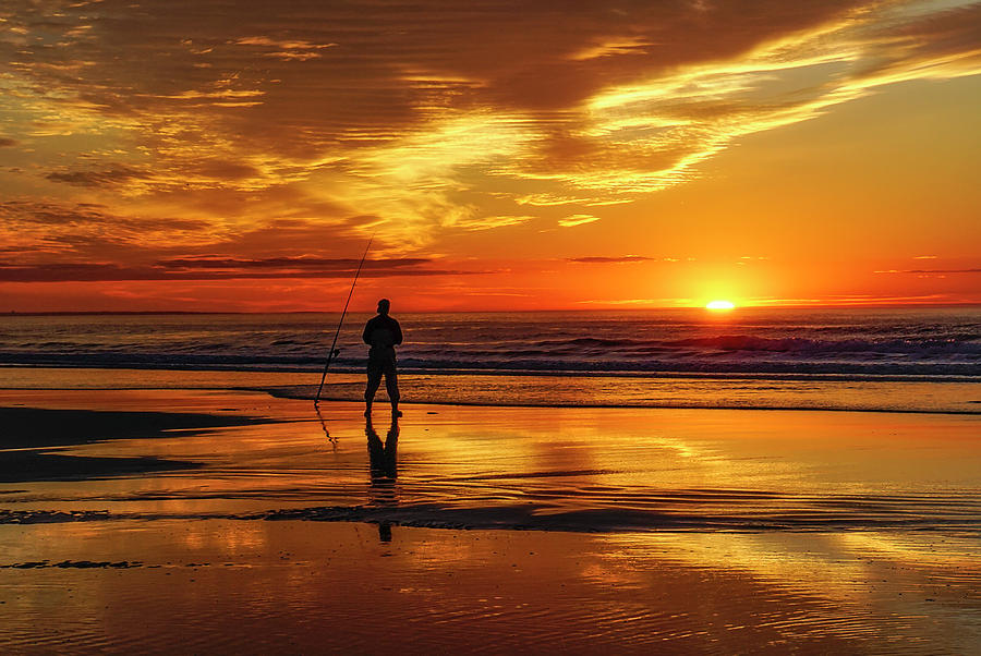 The Fisherman Photograph by Penny Polakoff