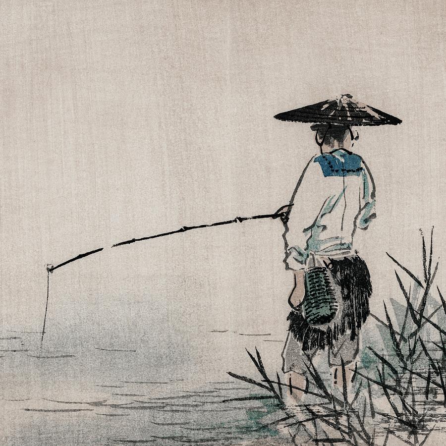A Fisherman Working Traditional Japanese Character By Cozy Guru, Traditional Fisherman Forum
