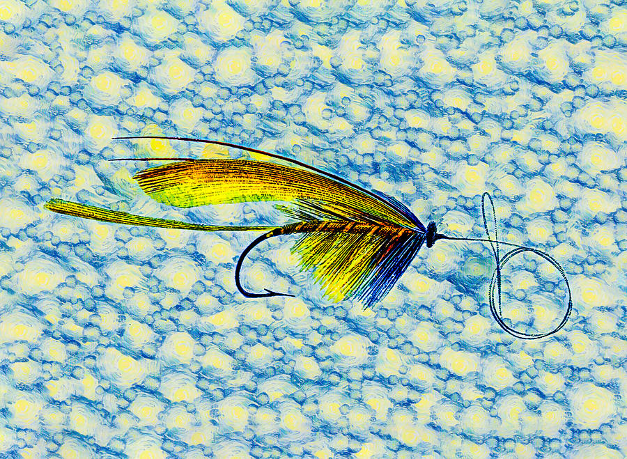 The Fishing Fly Digital Art