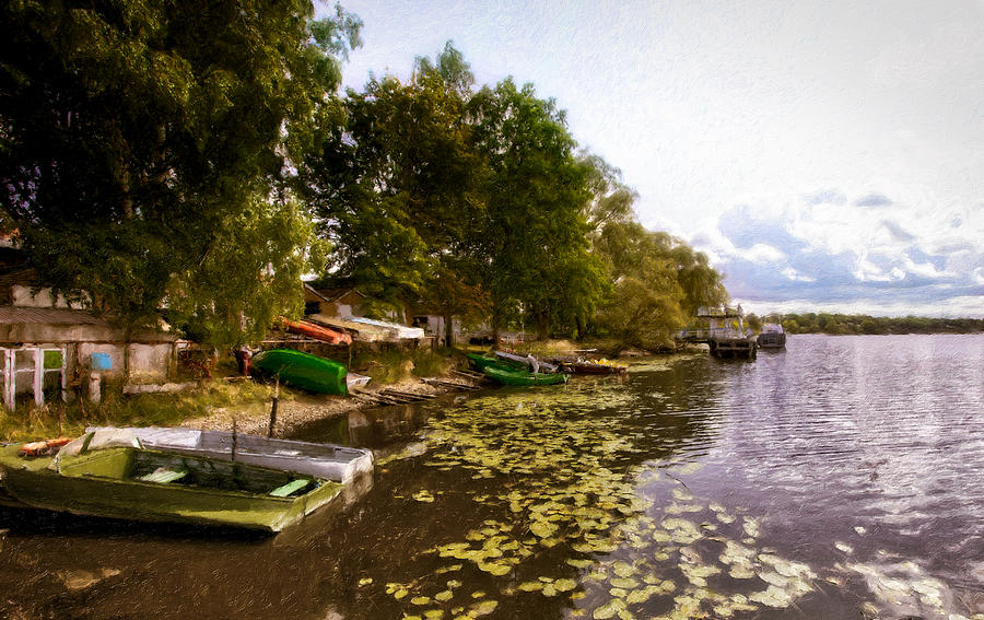 The Fishing Spirit By The River In August Jurmala  Photograph by Aleksandrs Drozdovs