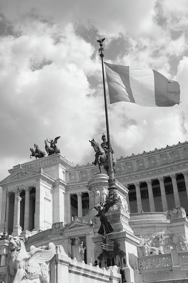 The flag of Italy Photograph by Habib Ayat