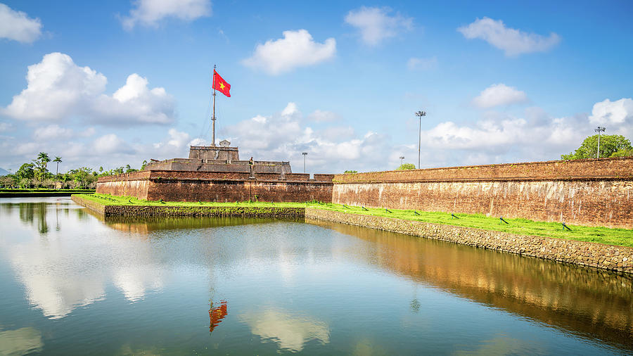 The Flag Tower of the Citadel in Hue Photograph by Alexey Stiop