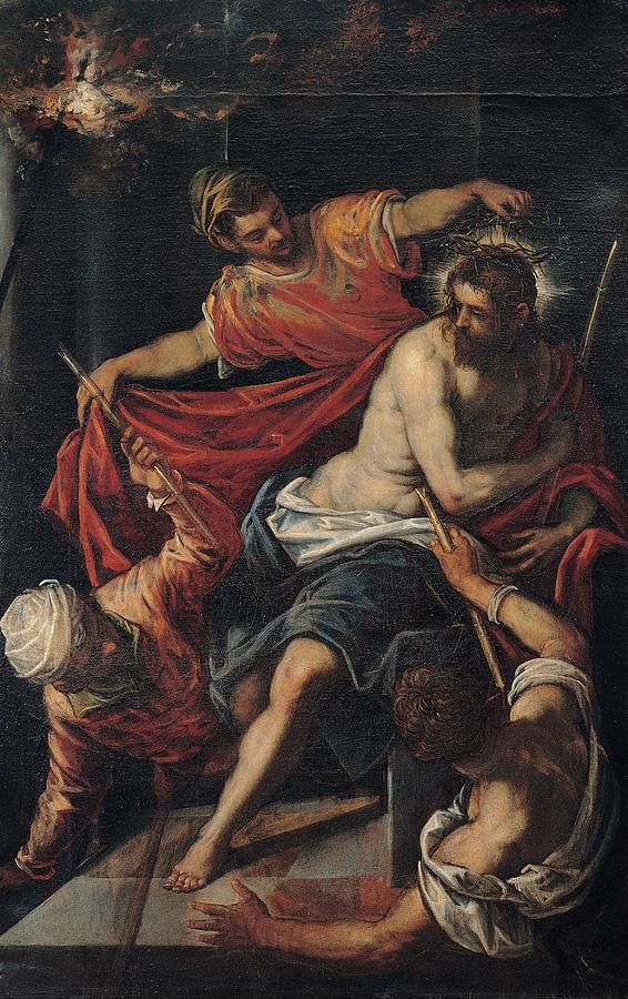 The Flagellation of Christ Painting by Jacopo Tintoretto