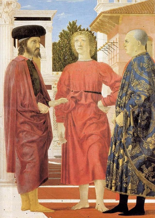 Piero Della Francesca Drawing - The Flagellation    by Pierodella Francesca