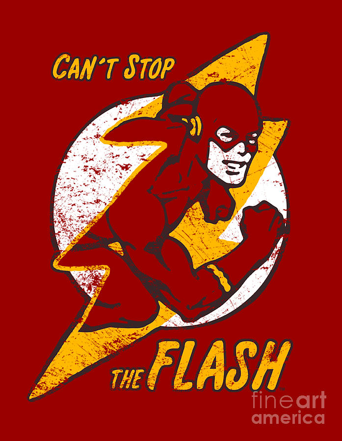 The Flash Dc Flash Logo Digital Art by Crystal Smart - Pixels