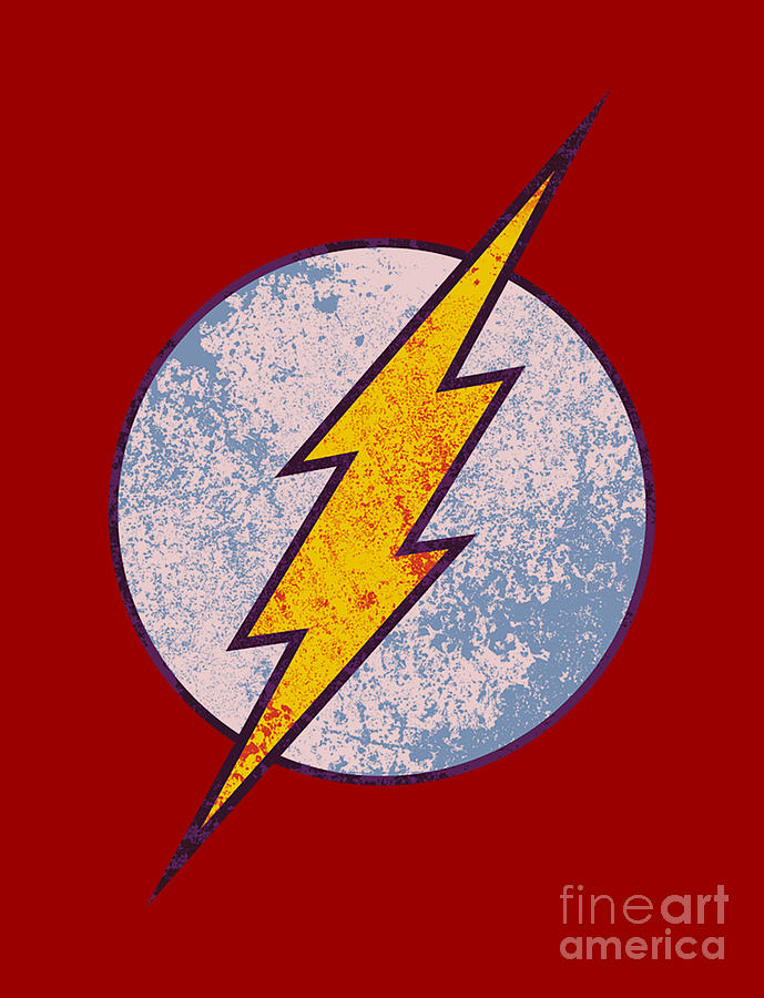 The Flash Dc Flash Logo Digital Art by Crystal Smart - Pixels