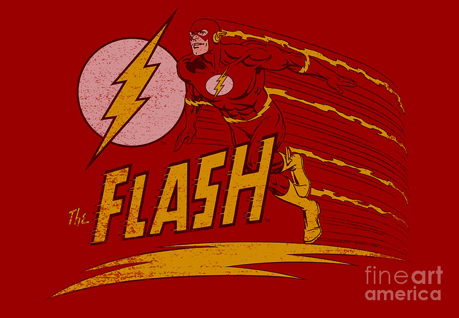 The Flash Dc Flash Logo Digital Art by Crystal Smart - Pixels