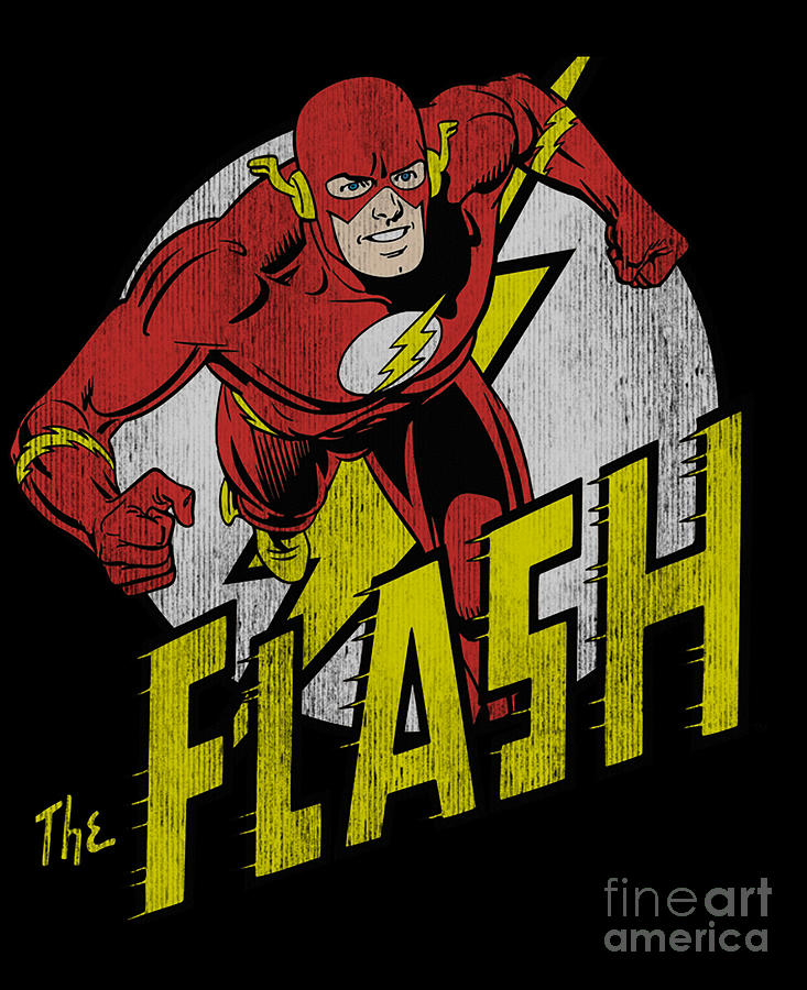 The Flash Dc Run Flash Run Digital Art by Edith Braim - Pixels