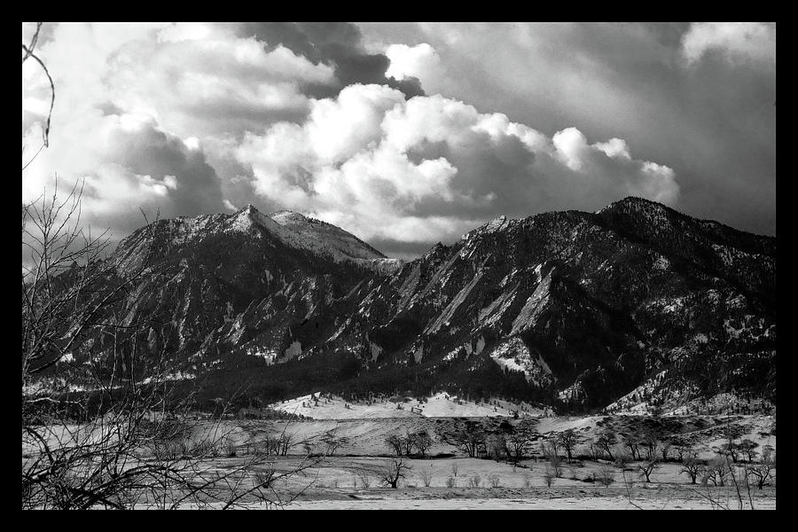 The Flatirons Photograph by Mark Ivins