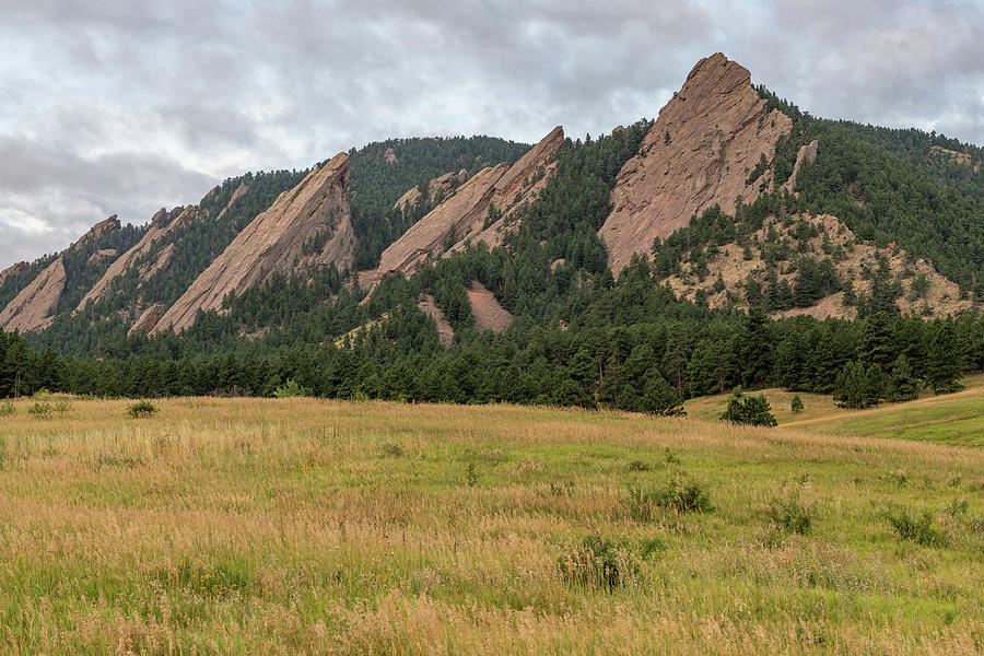 Mountain Photograph - The Flatirons by Michael Putthoff