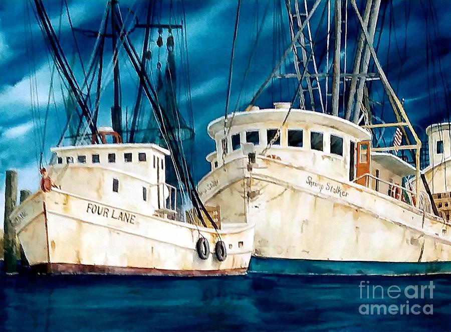The fleet Painting by Sandy Brindle