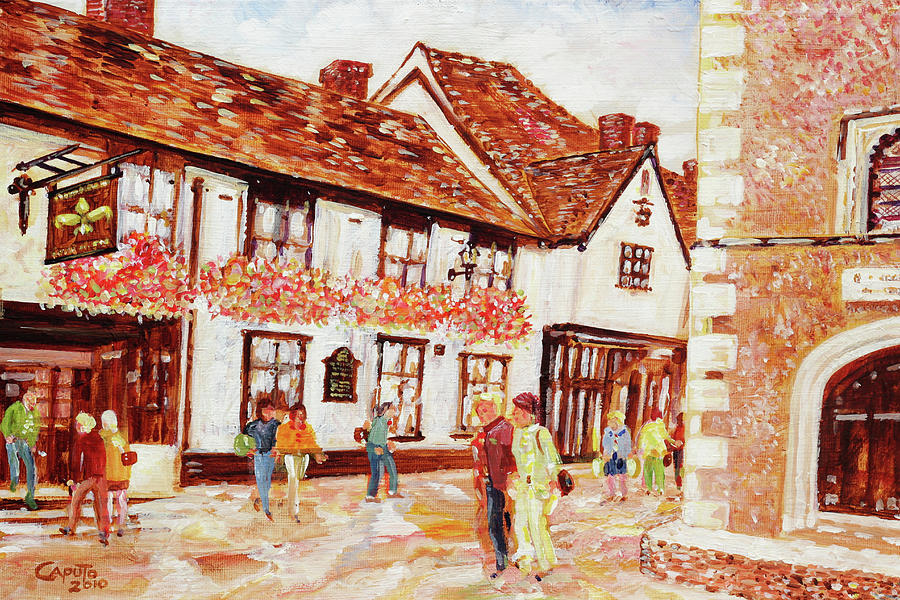 The Fleur de Lyse in St Albans Painting by Giovanni Caputo