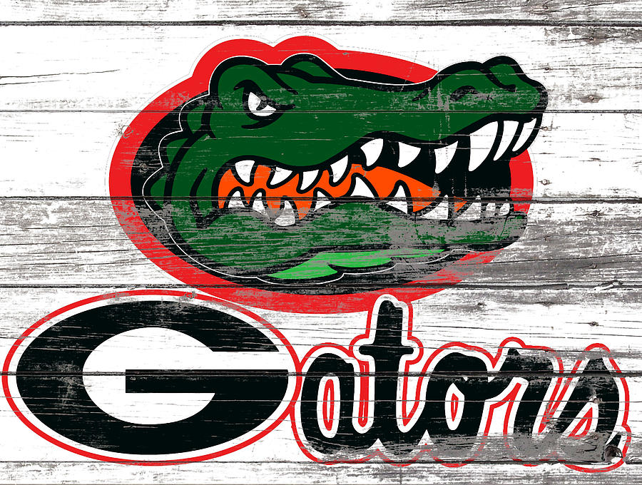 The Florida Gators 1b Mixed Media by Brian Reaves