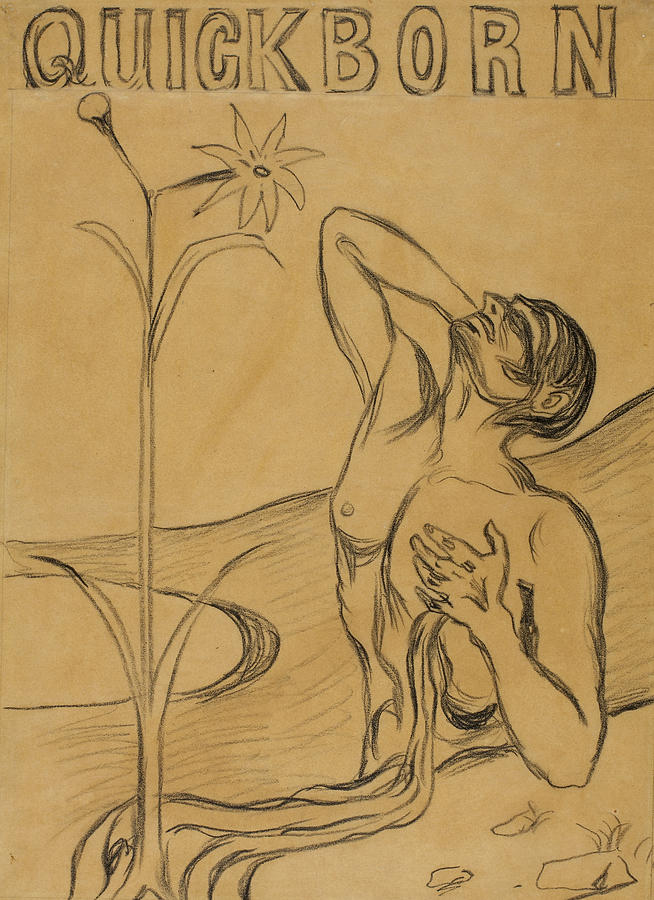 The Flower of Pain Drawing by Edvard Munch