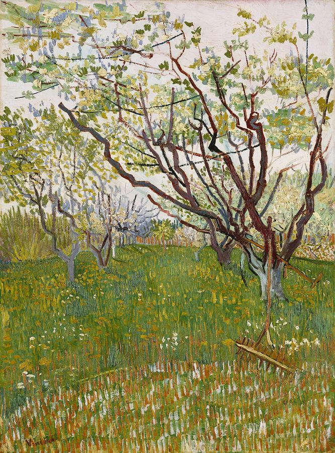 Vincent Van Gogh Painting - The Flowering Orchard	 #9 by Vincent van Gogh