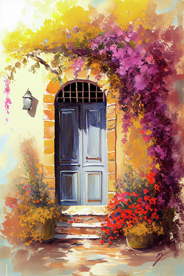 The Flowery Threshold Painting by Greg Collins