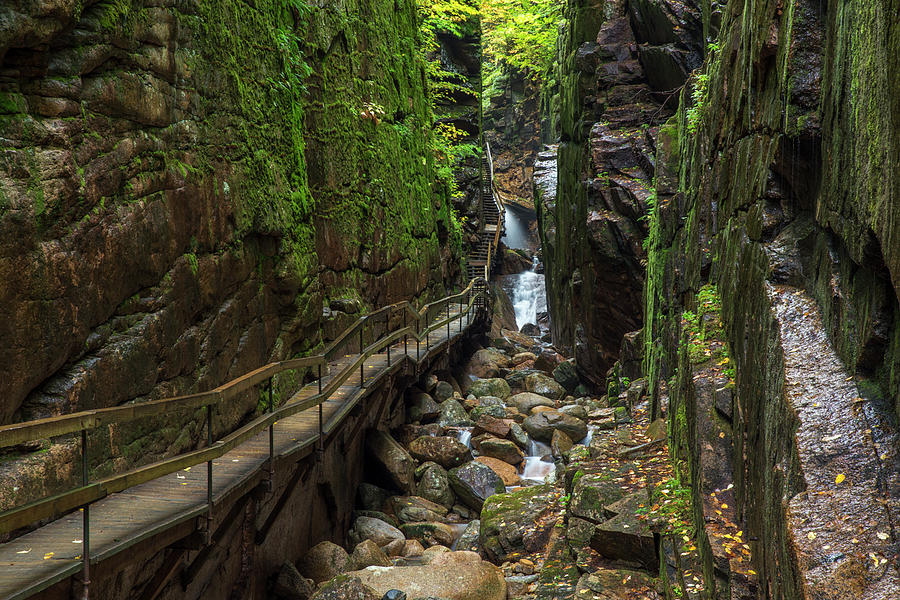 The Flume Gorge Photograph by White Mountain Images