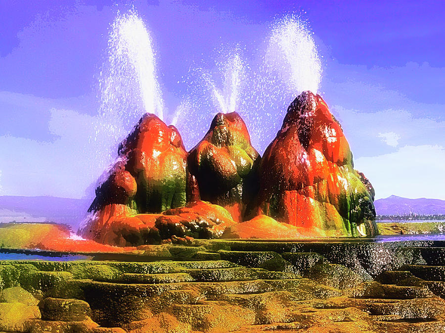 The Fly Geyser Photograph by Dominic Piperata