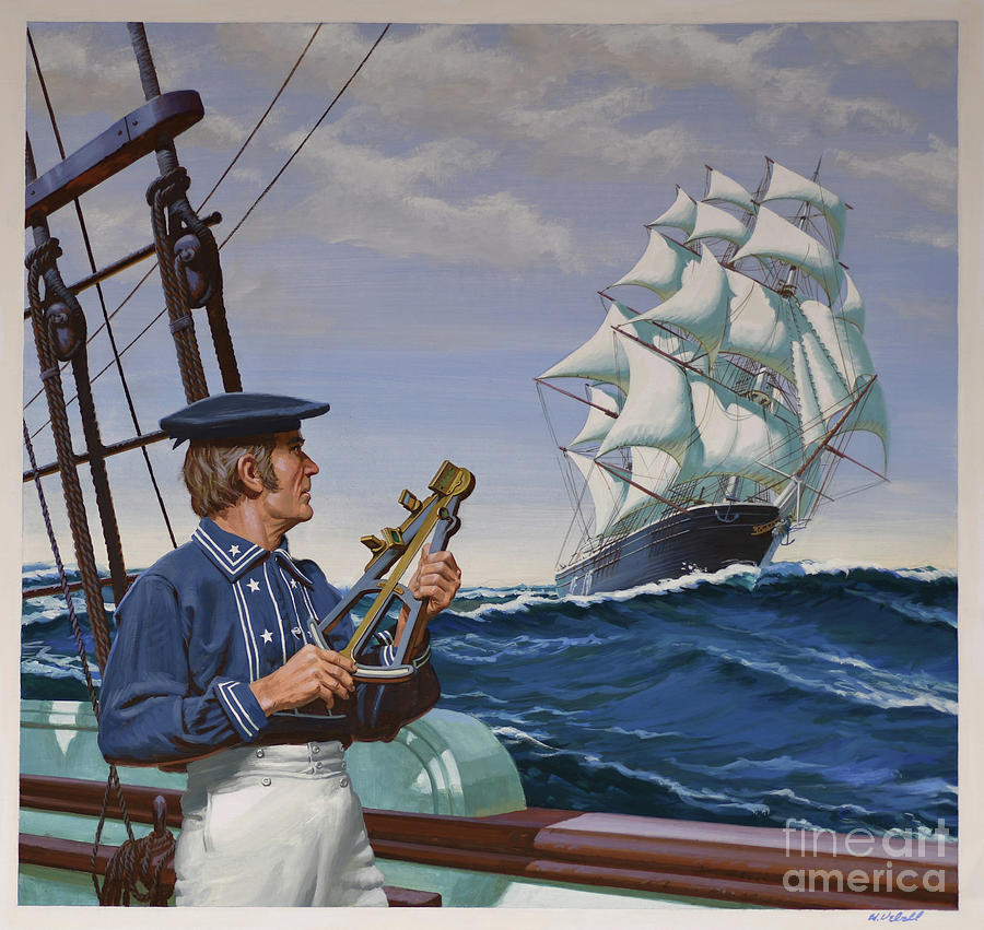 The Flying Cloud - Clipper Ship Painting by Ed Vebell
