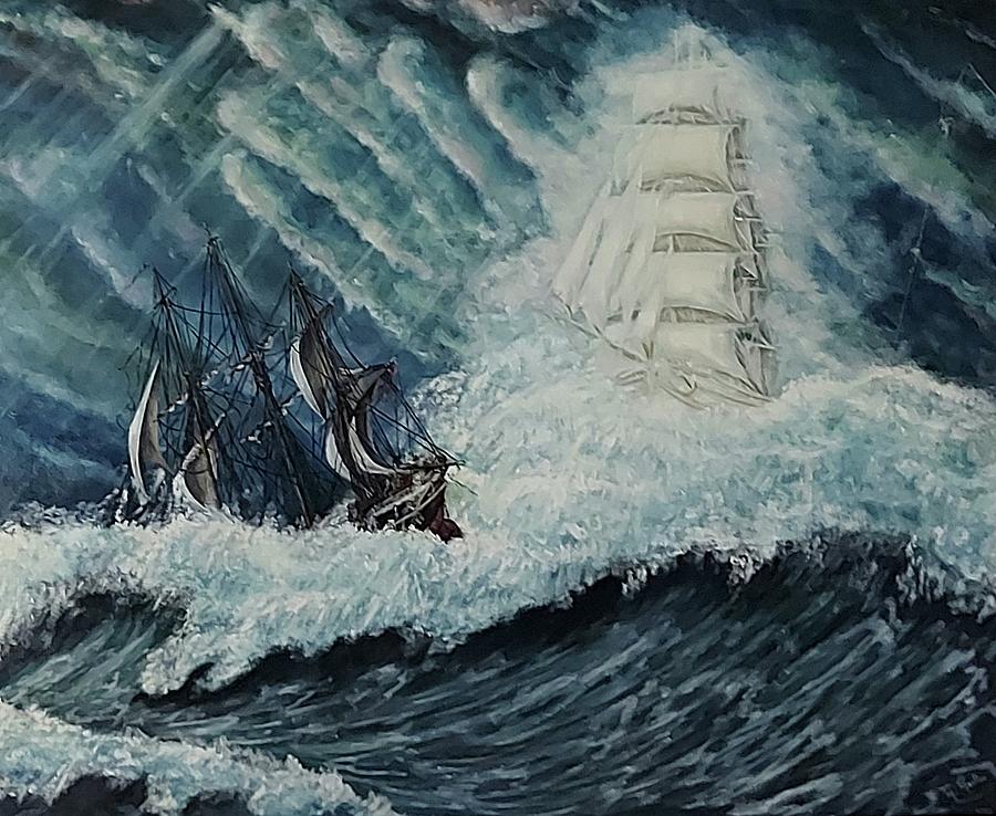 The Flying Dutchman Painting by Mackenzie Moulton