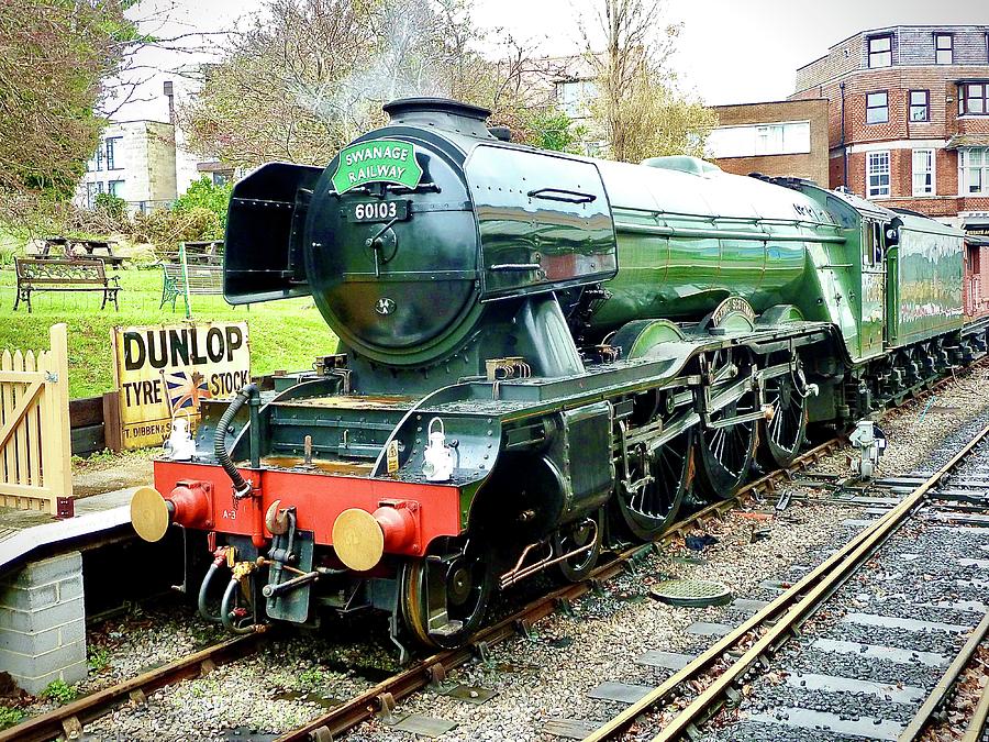 The Flying Scotsman at Swanage Railway Photograph by Gordon James