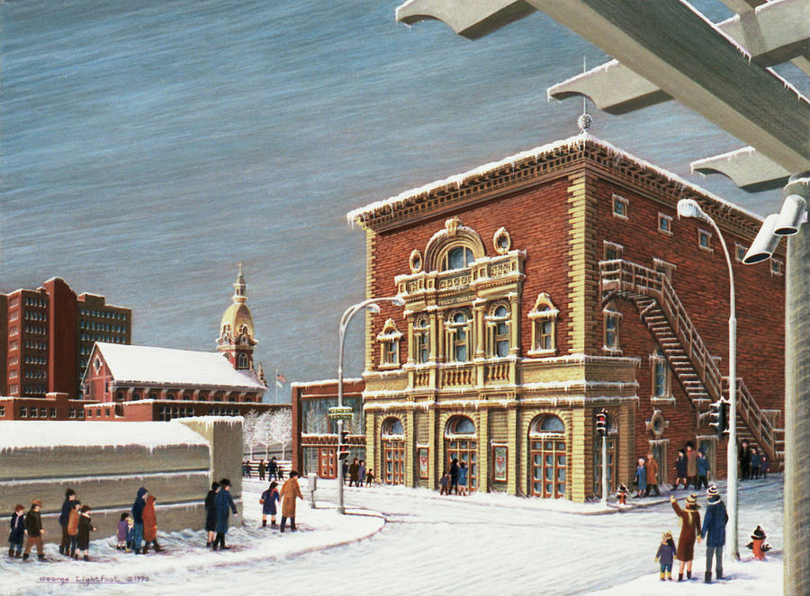 The Folly Theater, Kansas City, MO Painting by George Lightfoot