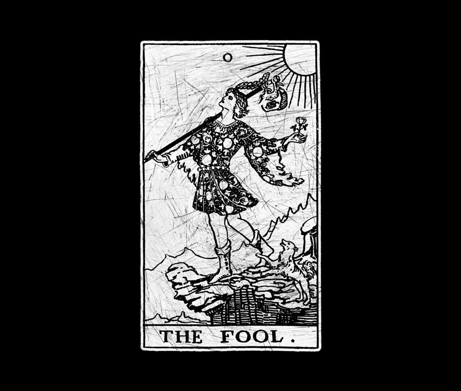 The Fool Tarot Card Major Arcana fortune Tapestry - Textile by Walker ...