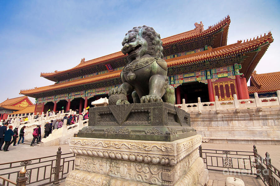 The Forbidden City in Beijing, China Photograph by Delphimages Photo Creations