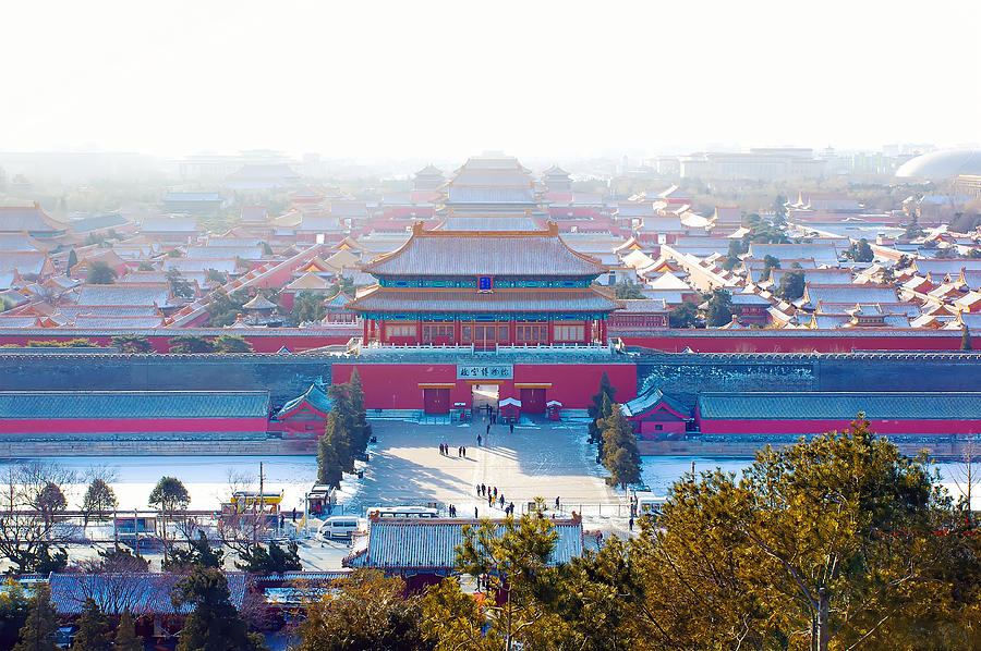 The Forbidden City, Winter Photograph by Adad