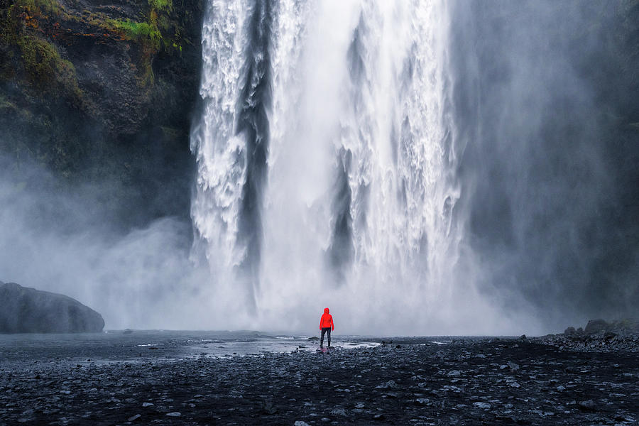 The Force of Skogafoss Photograph by Rudy Wilms