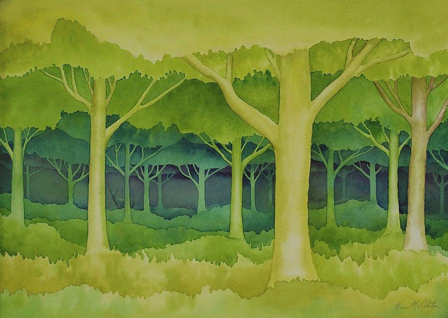 The Forest for the Trees Painting by Kim McClinton