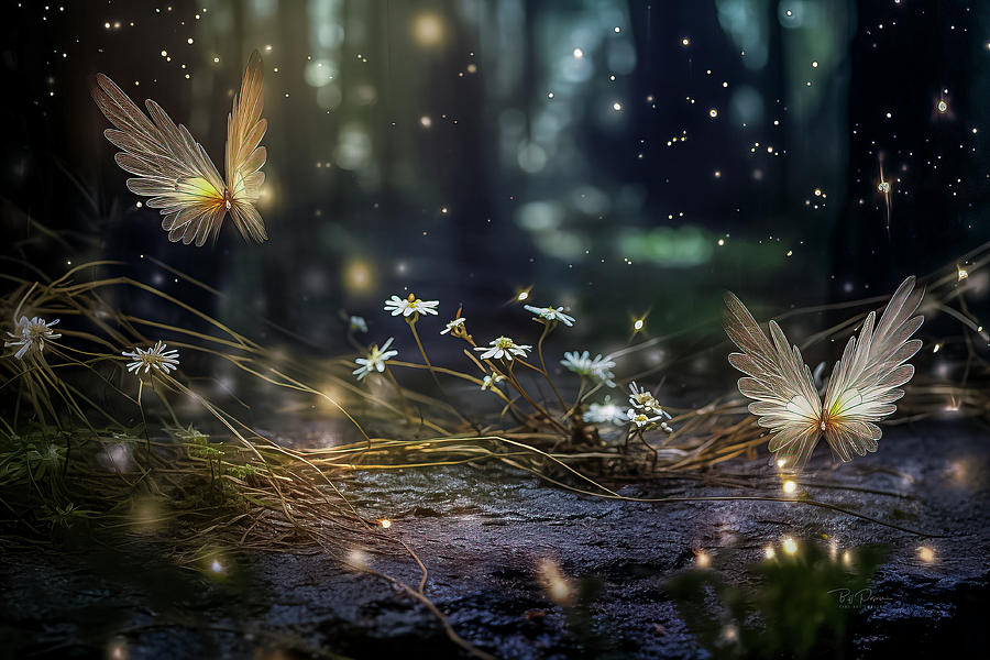 The Forests Nighttime Ballet Digital Art by Bill Posner The Forests Nighttime Ballet Digital Art by Bill Posner
