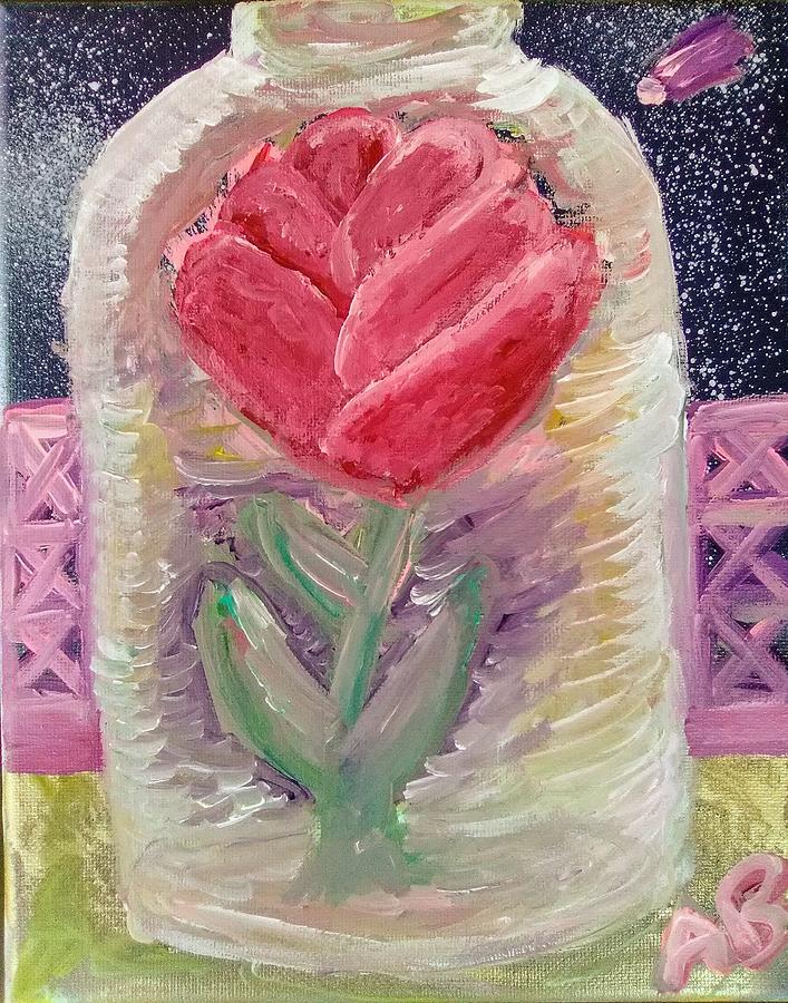The Forever Rose Painting by Andrew Blitman
