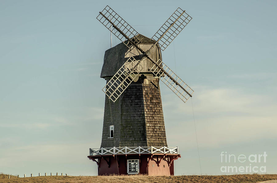 Windmill Photograph - the Forgot windmill of the Hamptons by Ray Larsen