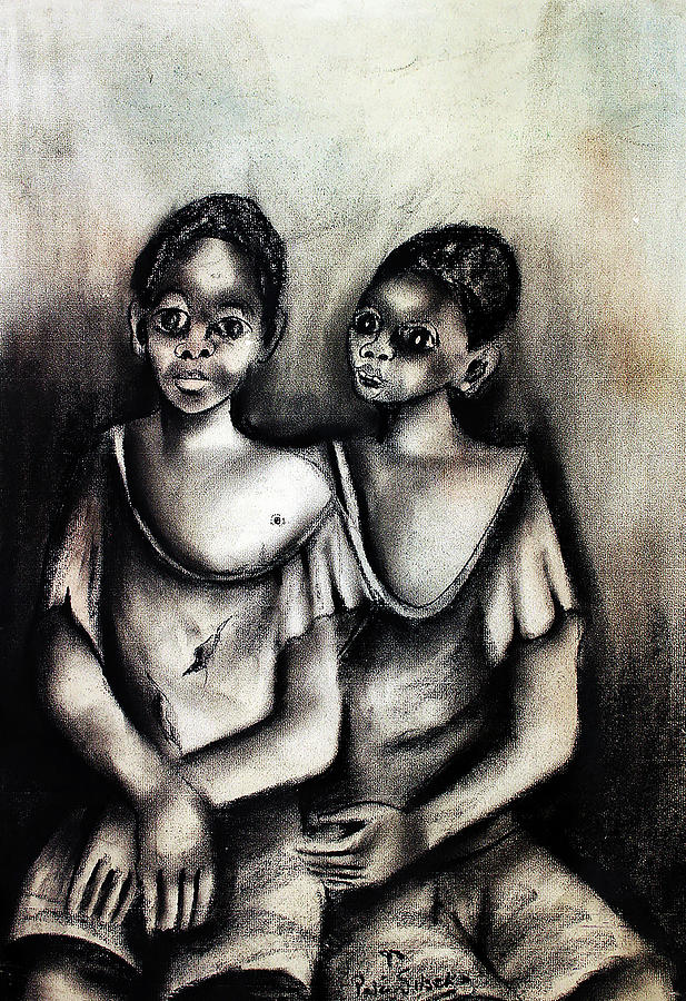The Forgotten Ones Painting by Peter Sibeko 1940-2013