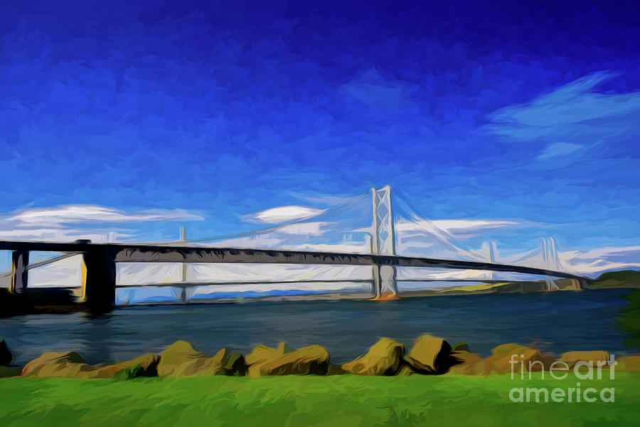 The Forth Road Bridges Photograph by Yvonne Johnstone