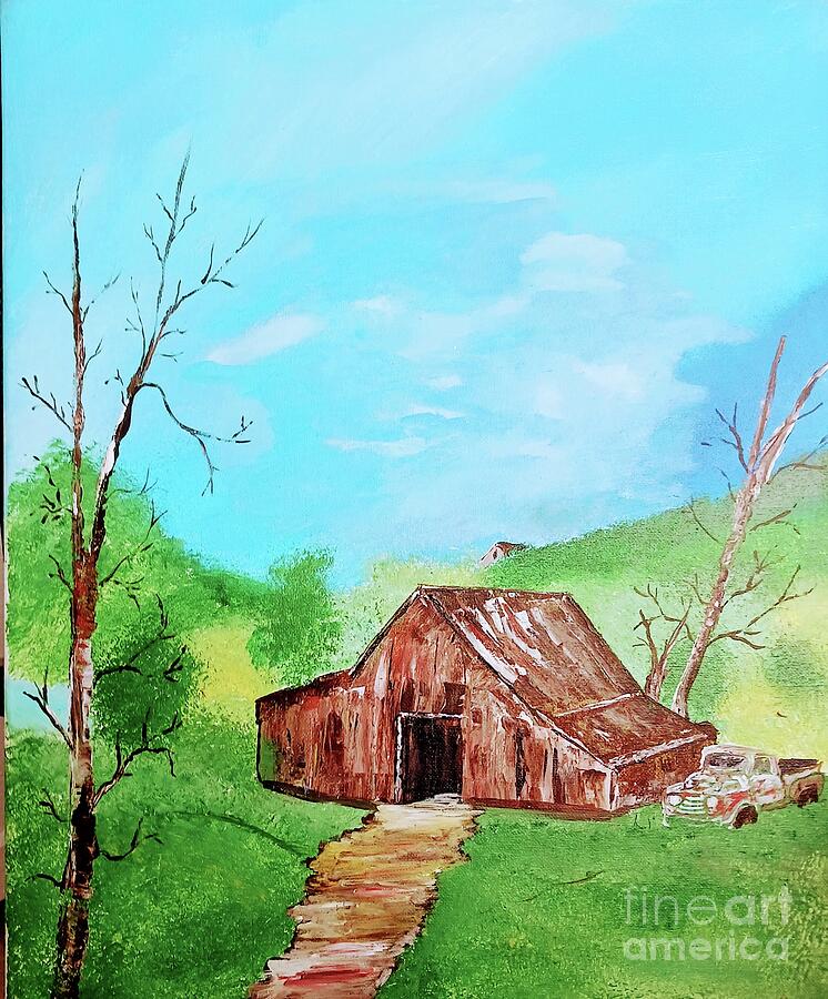The Forty Nine Ford Painting # 238 Painting by Donald Northup The Forty Nine Ford Painting # 238 Painting by Donald Northup