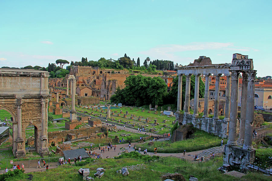 The Forum -  Rome, Italy Photograph by Richard Krebs