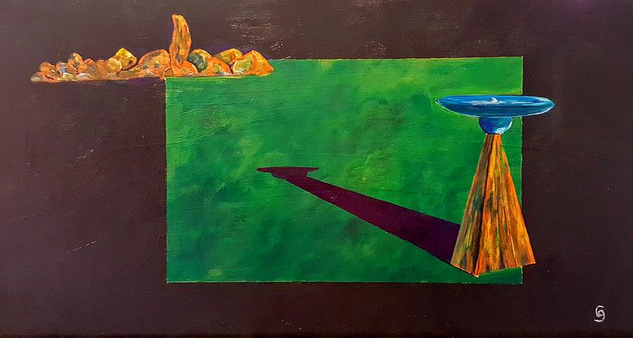 The Fountain In Strange Times        2031 Painting