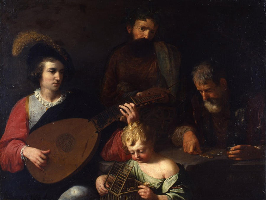 The Four Ages Of Man Painting By Alexis Grimou | Fine Art America