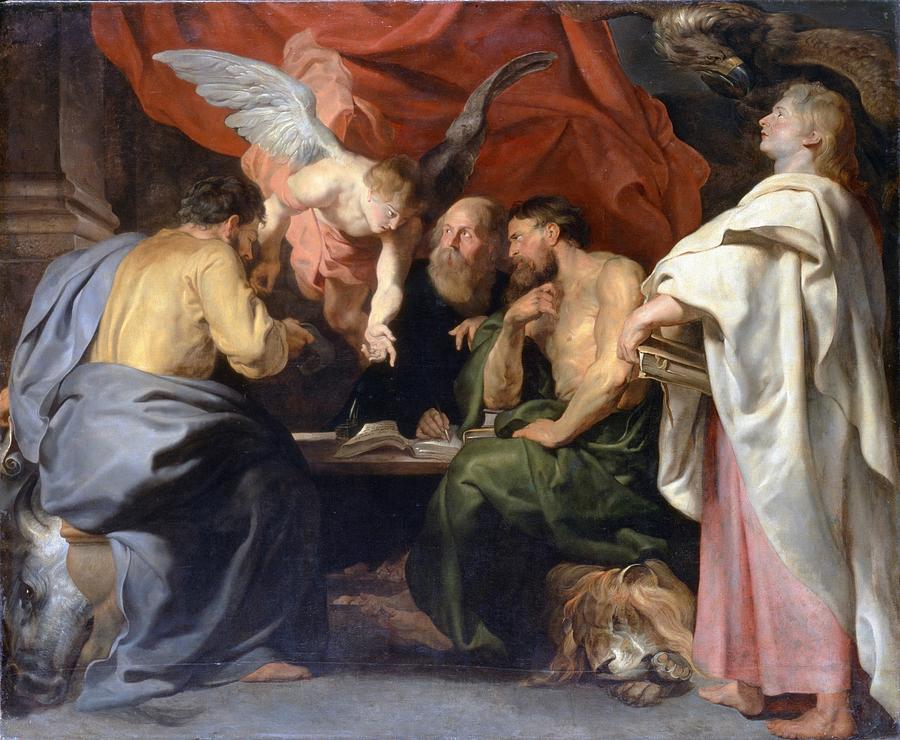 The four evangelists Drawing by PeterPaulRubens | Pixels