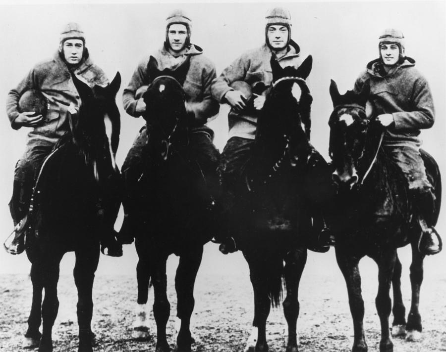 The Four Horsemen - Notre Dame - File Photos Photograph by Notre Dame University
