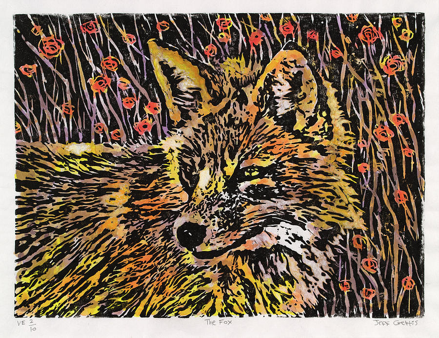 The Fox 2 Mixed Media by Jeff Gettis