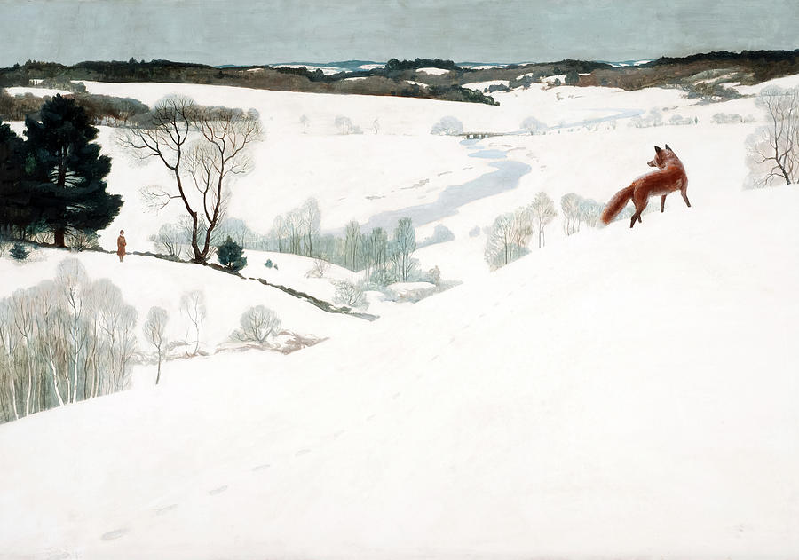 Fox Painting - The Fox by Newell Convers Wyeth