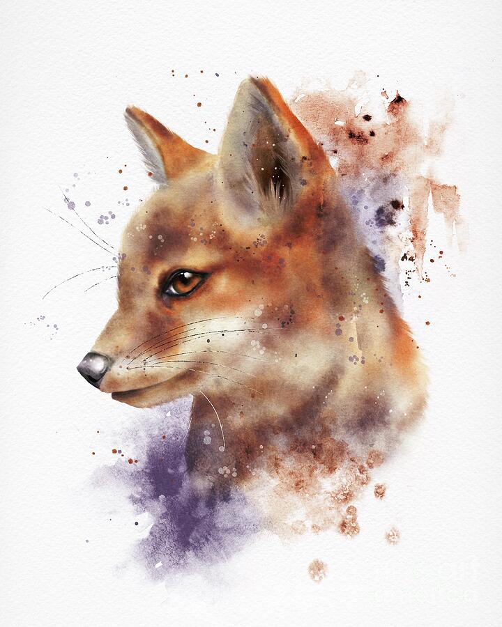 The Foxs Gaze Digital Art by Chiho Watanabe